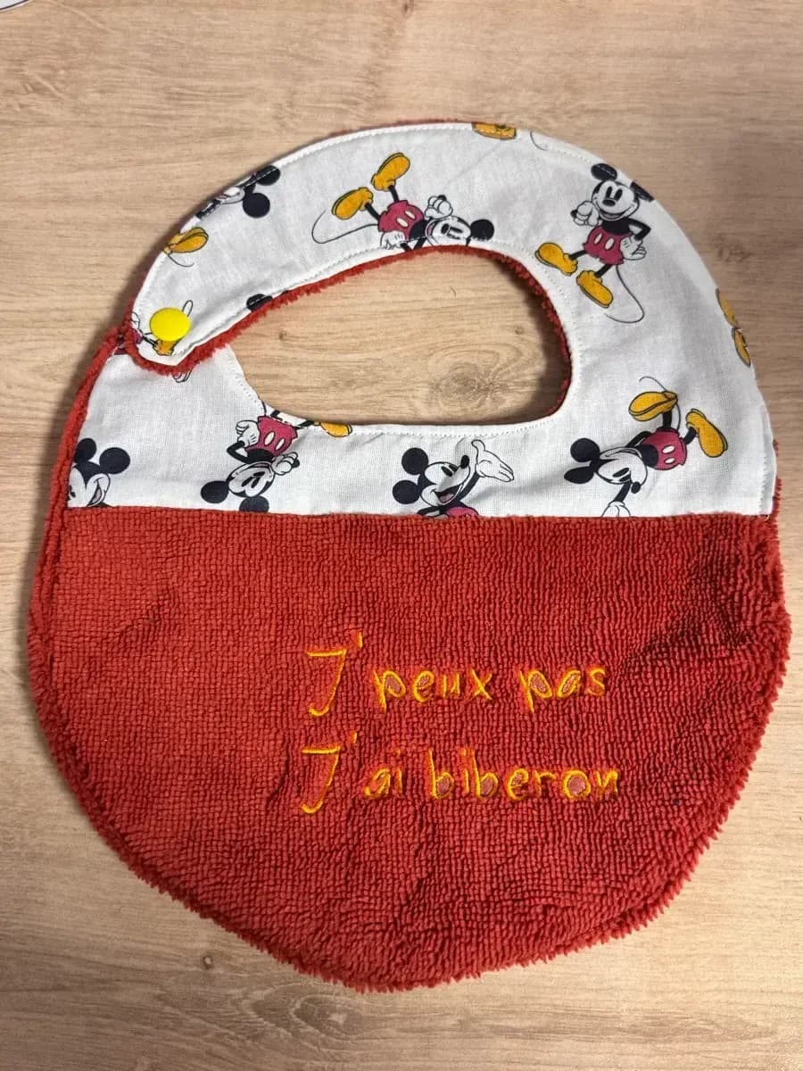 Bavoir Mickey