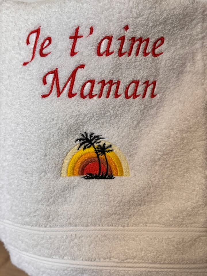 Serviette Cadeau Maman