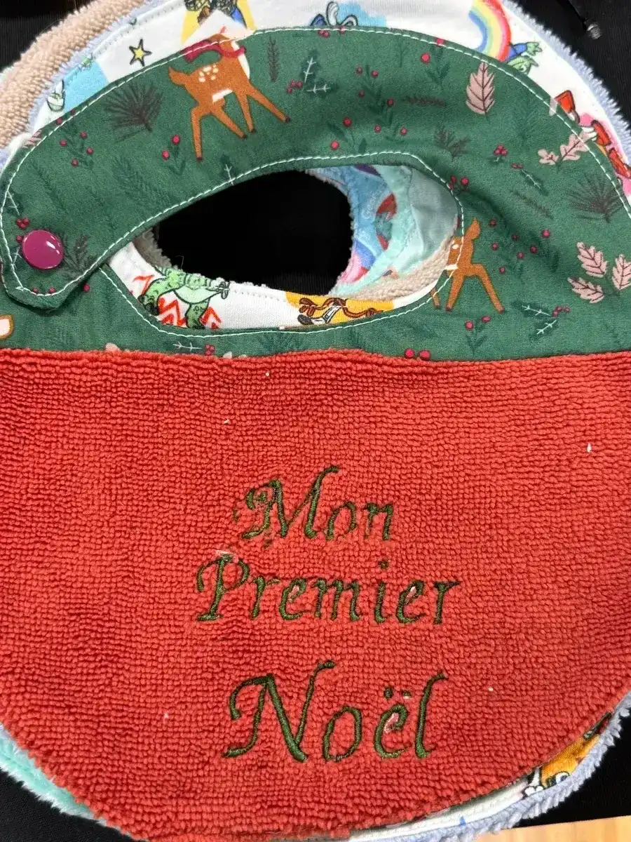 Bavoir Noël Rouge