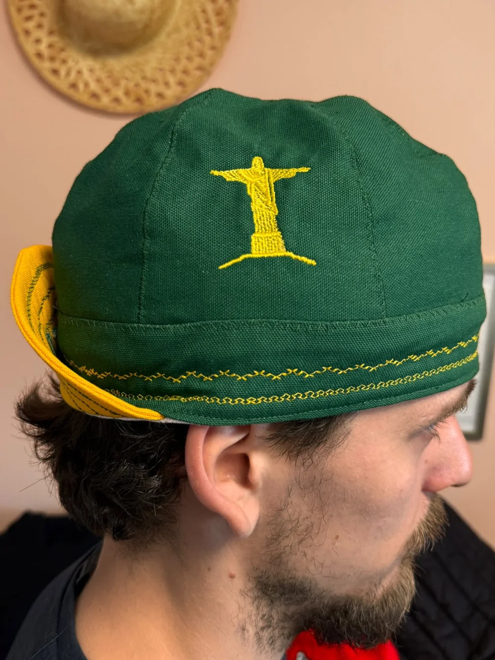 Visière de Casquette Broderie Typo Brasil & Silhouette Dunk