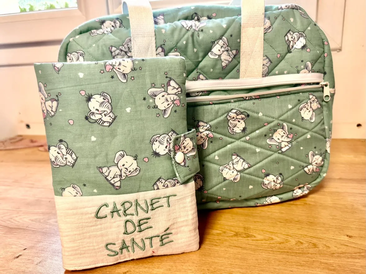 Protège Carnet de Santé & Sac Vert